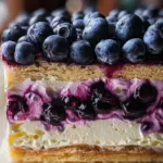Lemon Blueberry Shortbread Mousse Cake 18 Lemon Blueberry Shortbread Mousse Cake