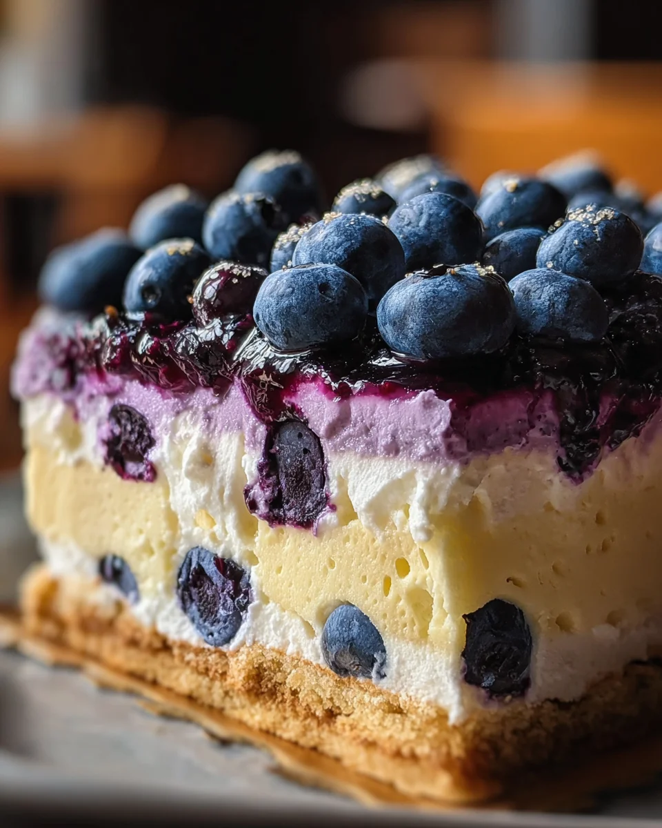 Lemon Blueberry Shortbread Mousse Cake 17 Lemon