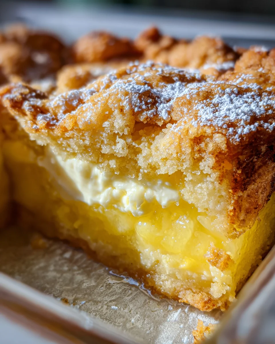 Lemon Cream Cheese Dump Cake Recipe