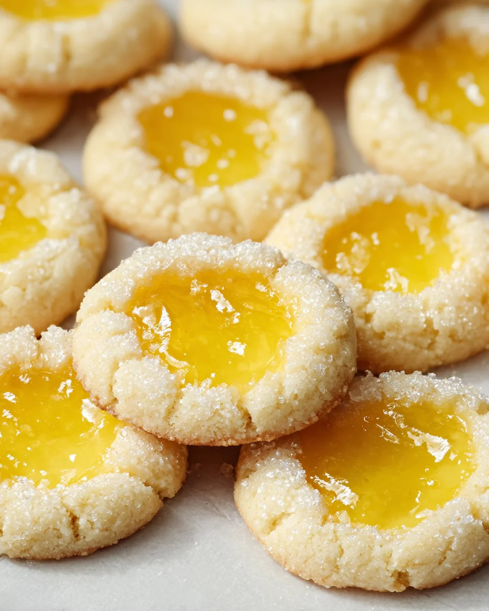 Lemon Curd Cookies Recipe