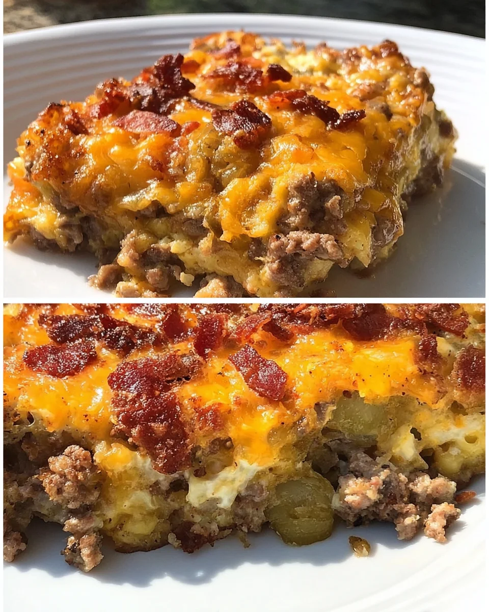 Low-Carb Bacon Cheeseburger Casserole 30 Low-Carb