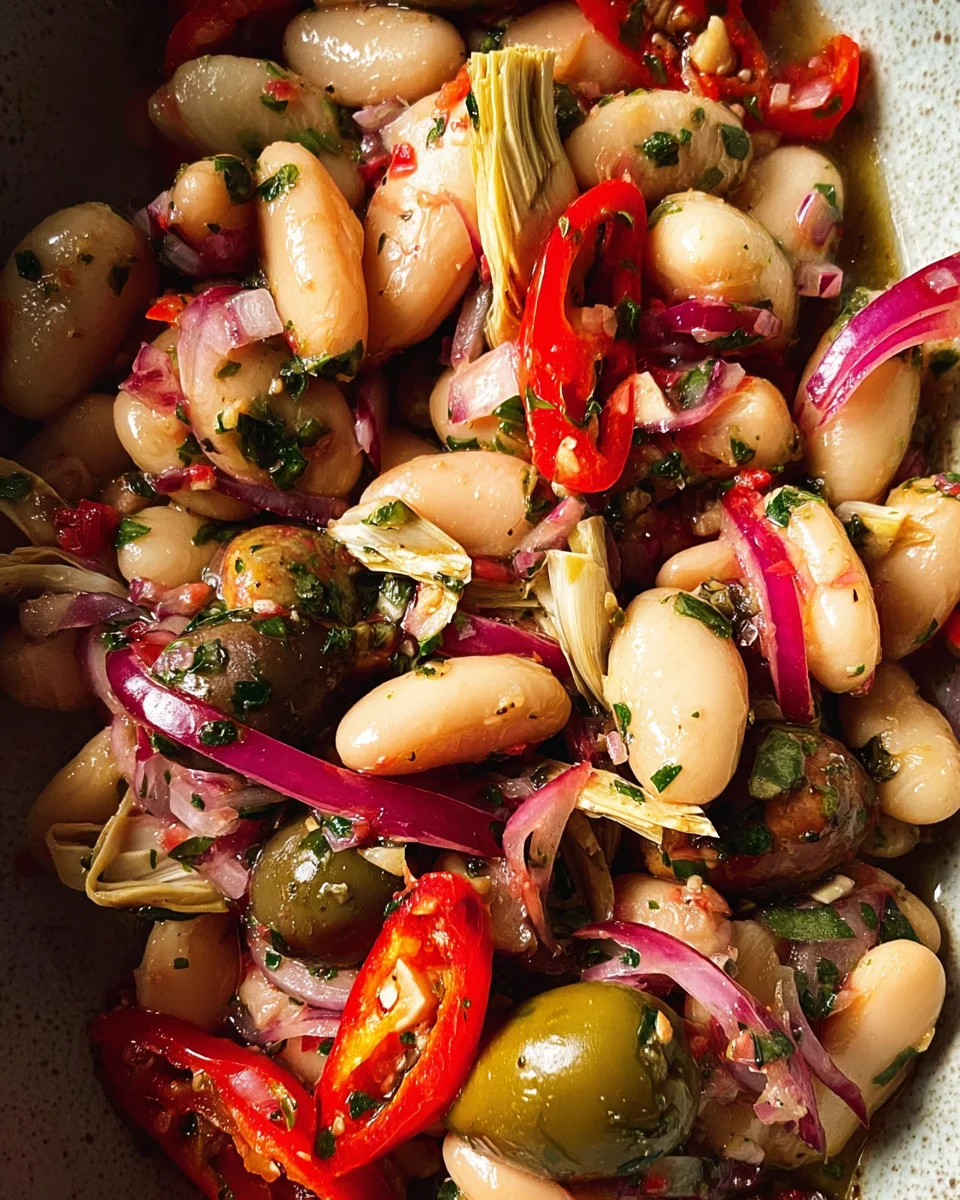 Marinated Butter Beans