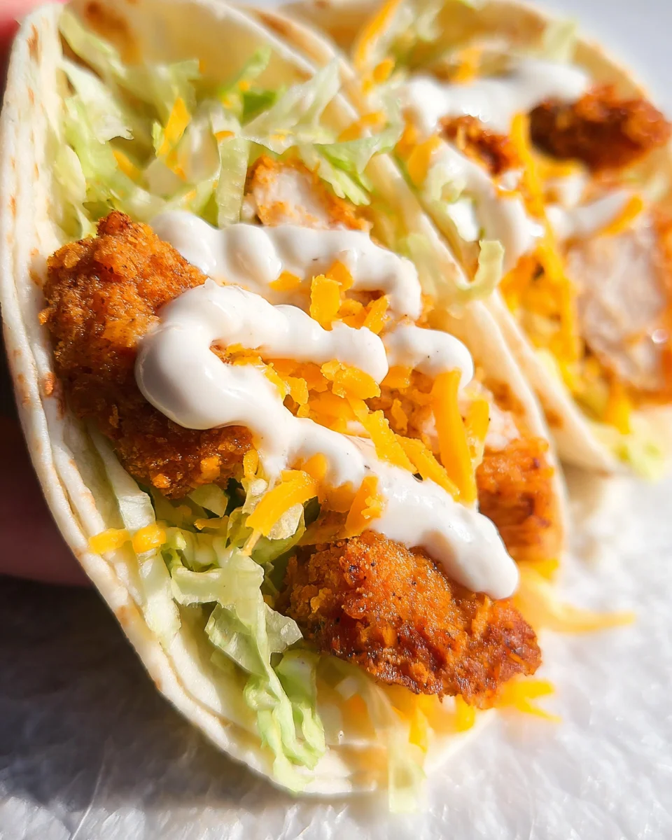 McDonald's Crispy Chicken Ranch Snack Wrap (Copycat!)