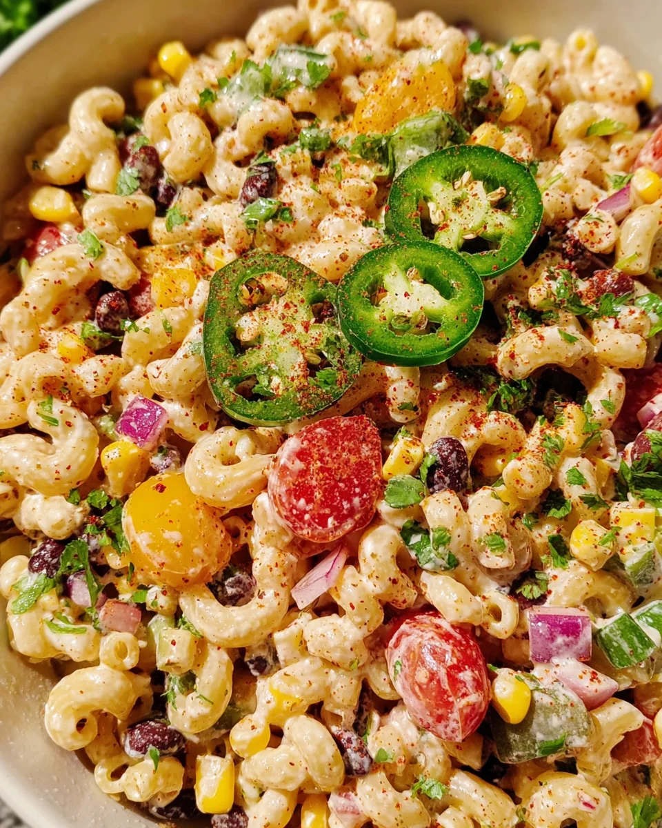 Mexican Macaroni Salad Recipe