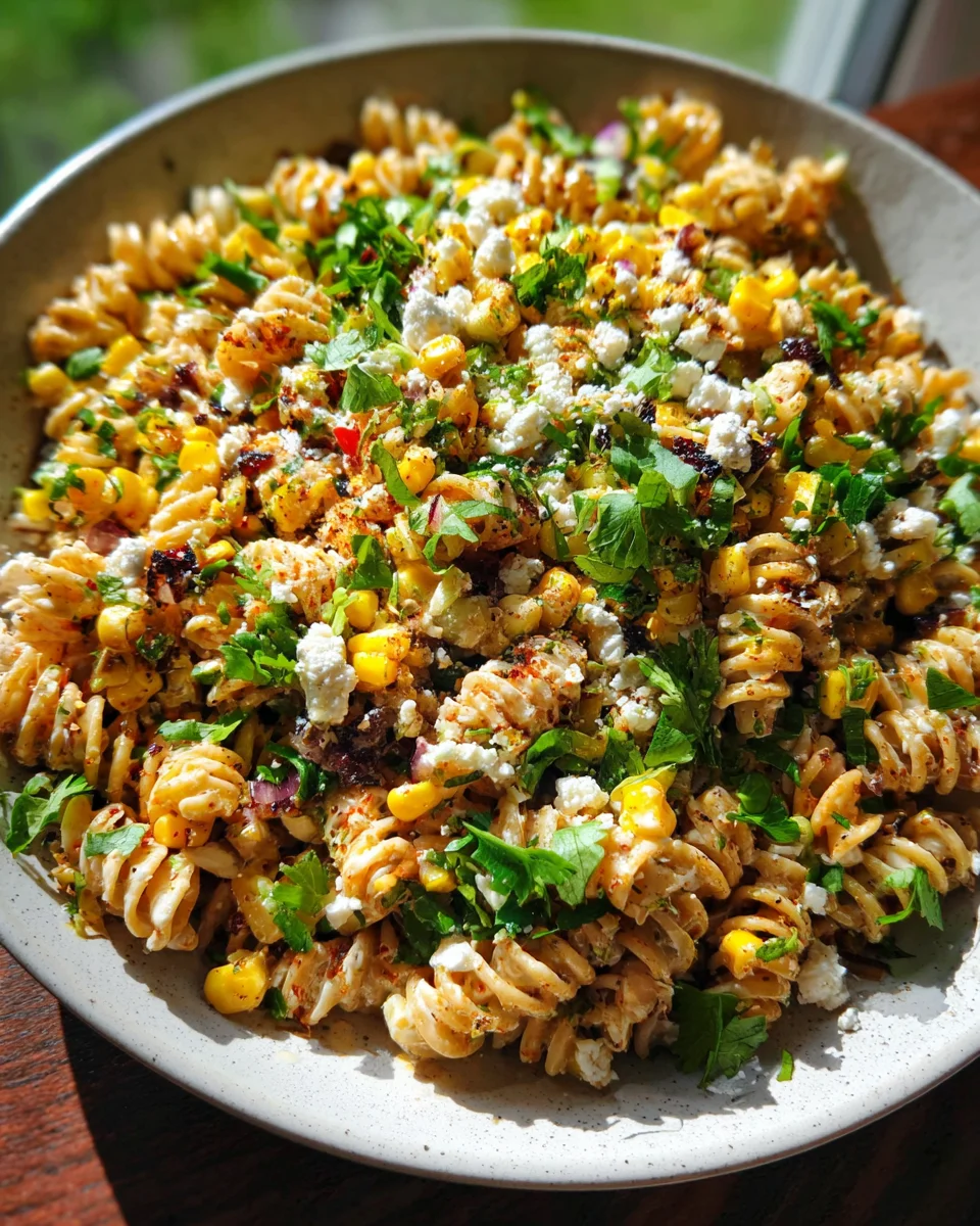 Mexican Street Corn Pasta Salad