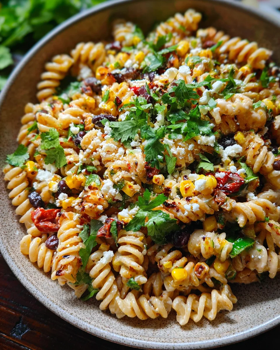 Mexican Street Corn Pasta Salad 24 Mexican
