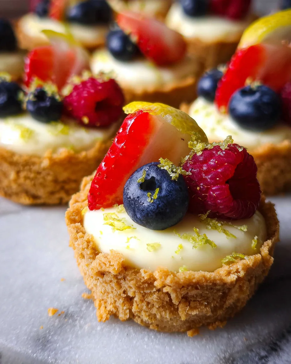 Mini Lemon Cheesecake Tarts
