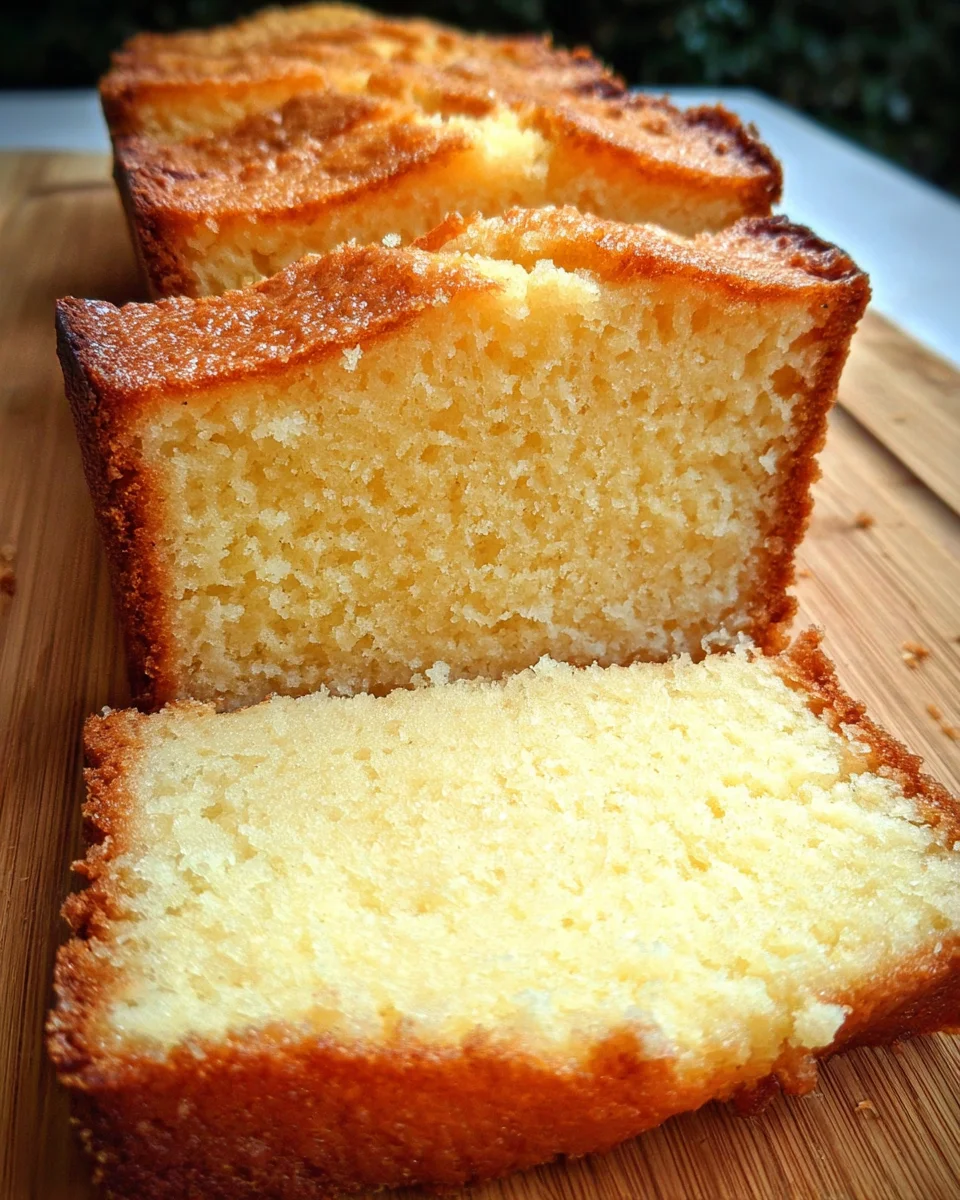 Moist Vanilla Pound