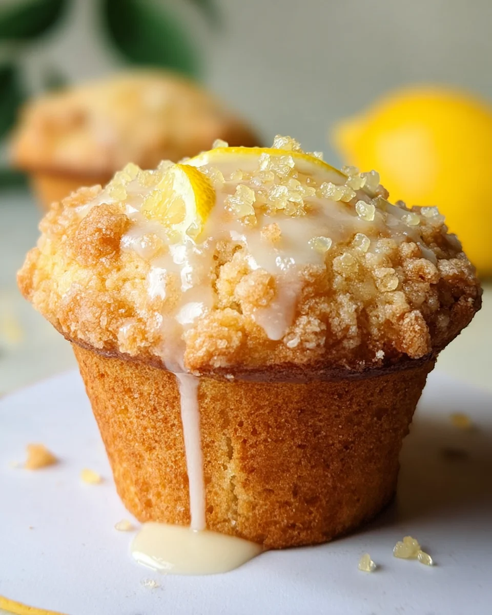 Moist Vegan Lemon Muffins