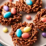 No-Bake Chocolate Bird Nests 18 No-Bake Chocolate Bird Nests