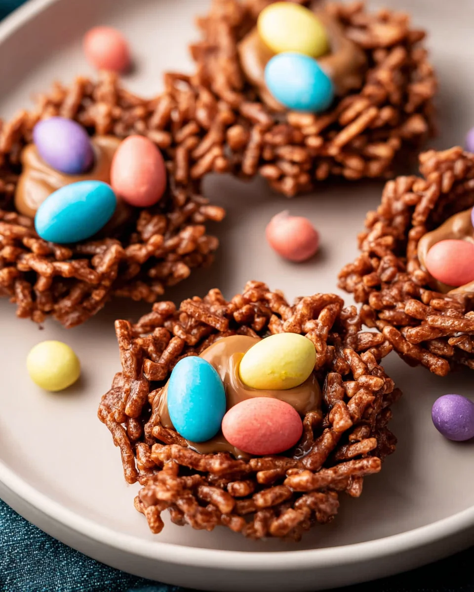 No-Bake Chocolate Bird Nests