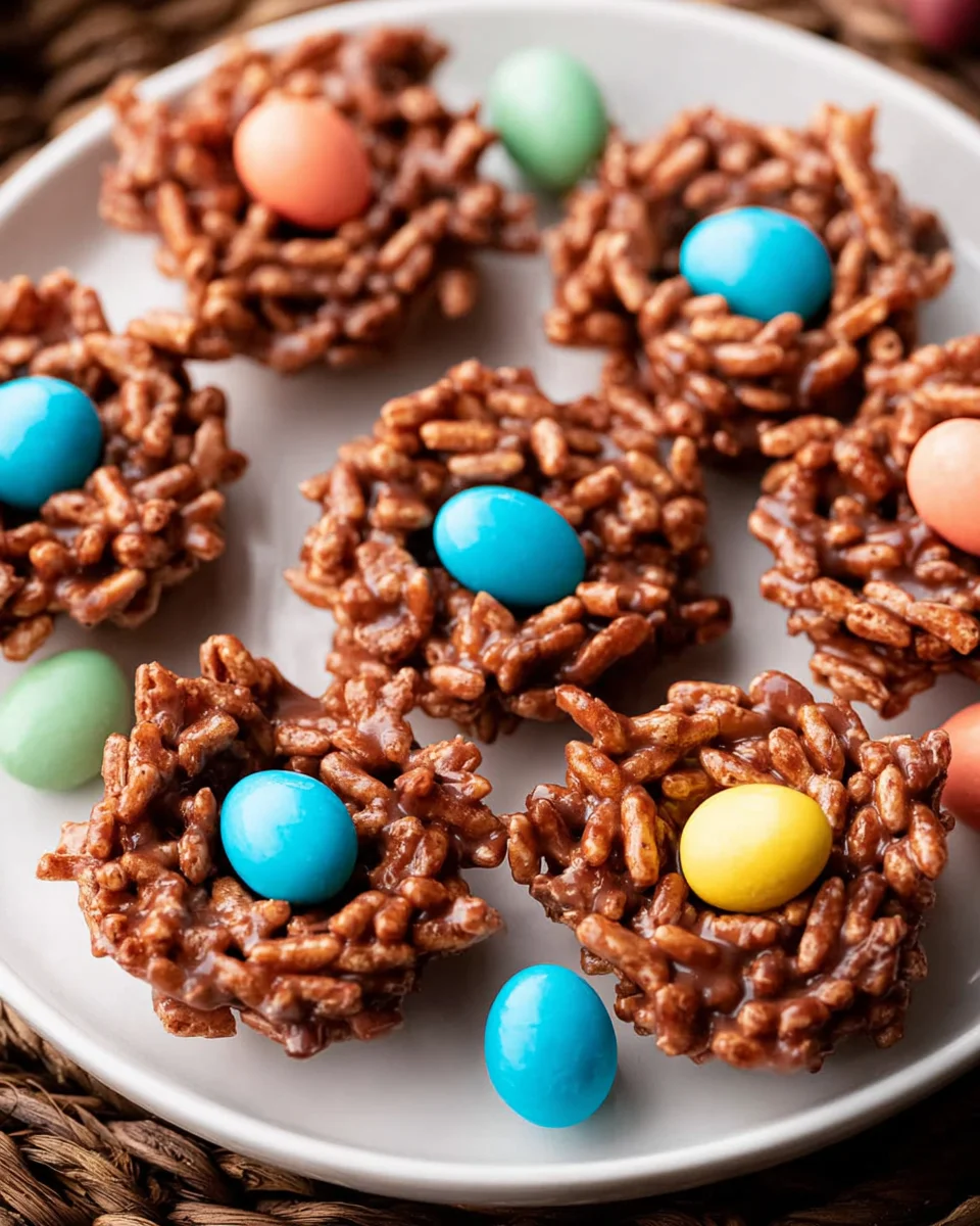 No-Bake Chocolate Bird Nests 16 No-Bake