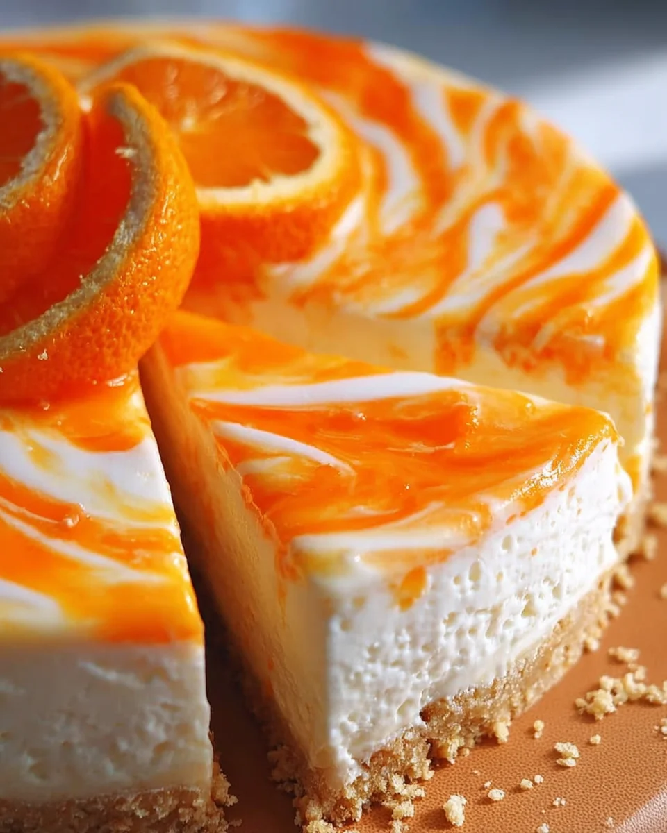 No-Bake Orange Creamsicle Cheesecake 20 No-Bake