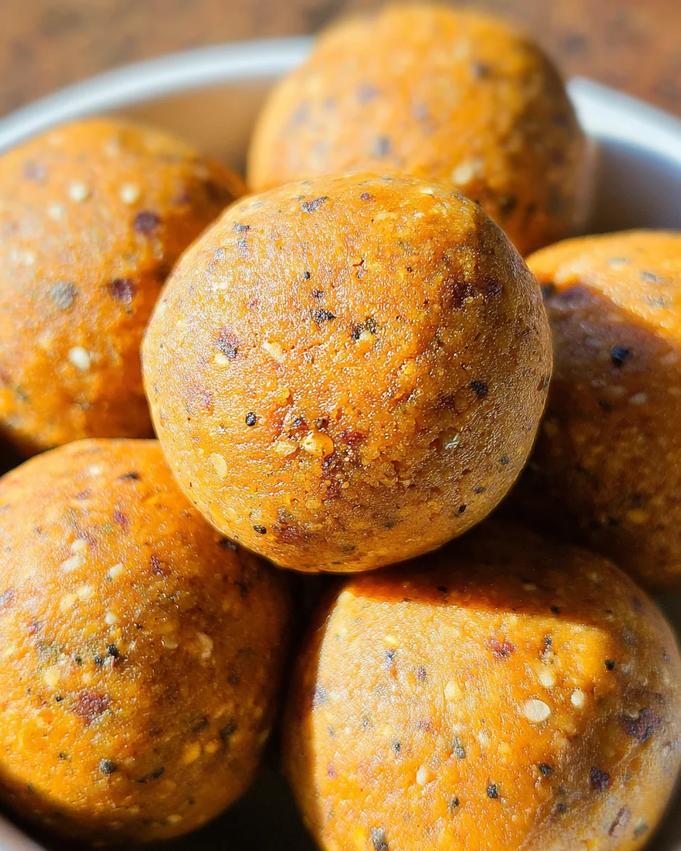 No Bake Healthy Pumpkin Pie Energy Balls
