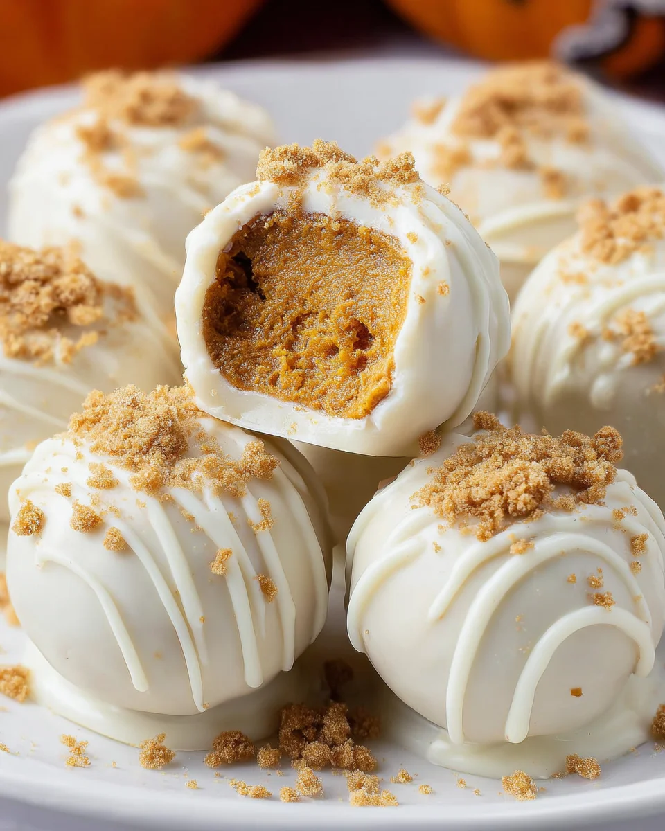 No Bake Pumpkin Balls