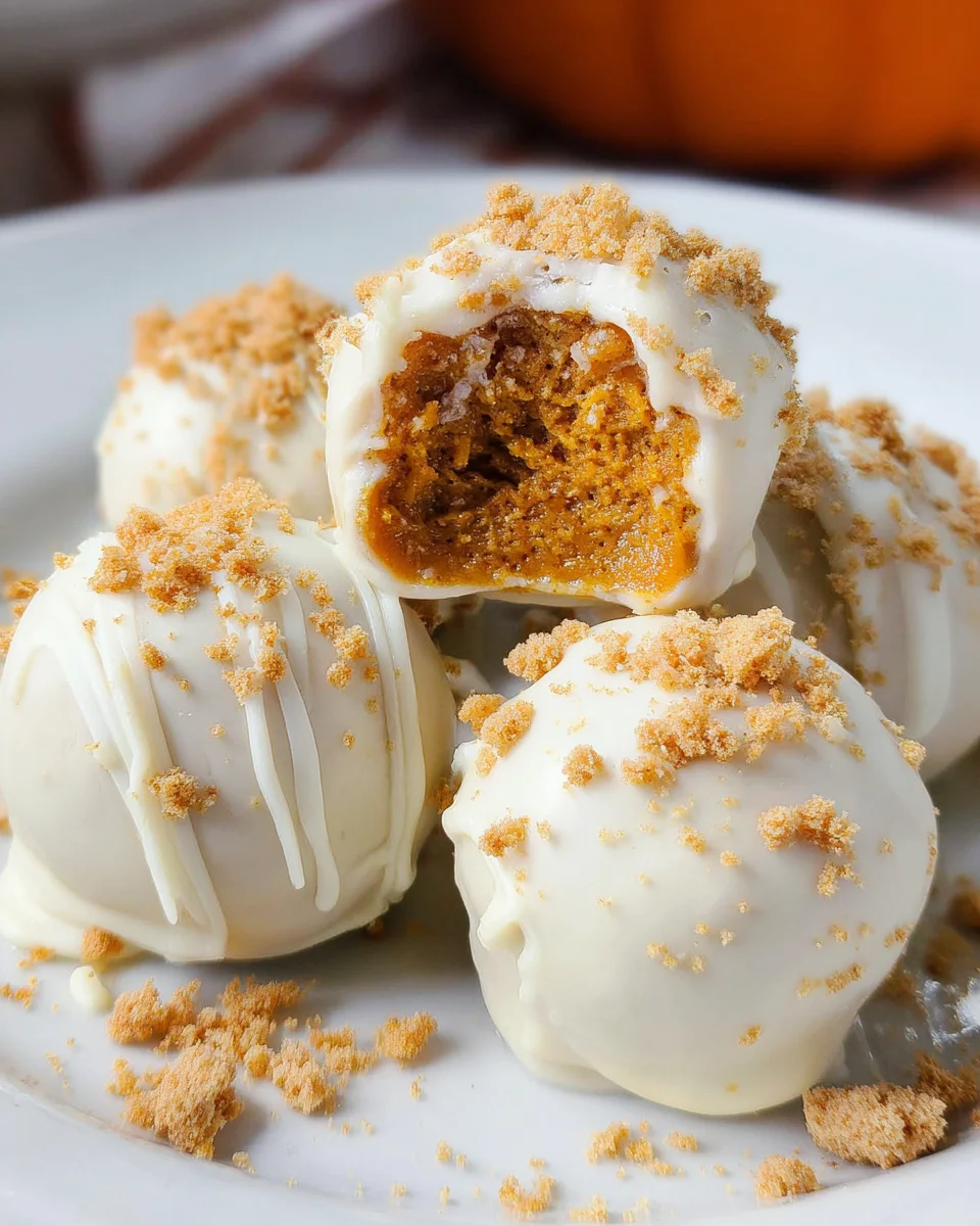 No Bake Pumpkin Balls 20 No
