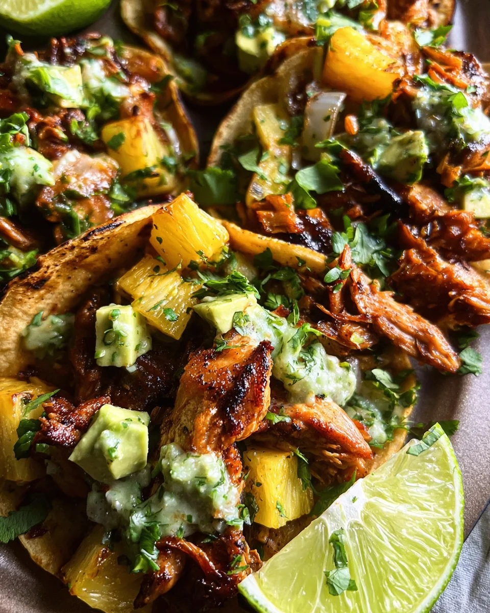 One Pan Chicken & Pineapple Tacos 25 One