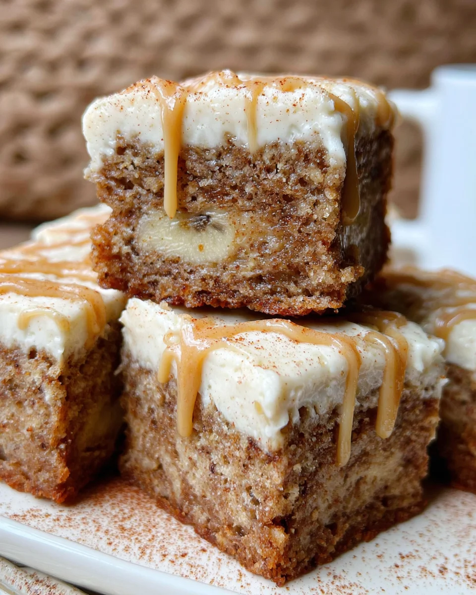 Ooey Gooey Banana Bars