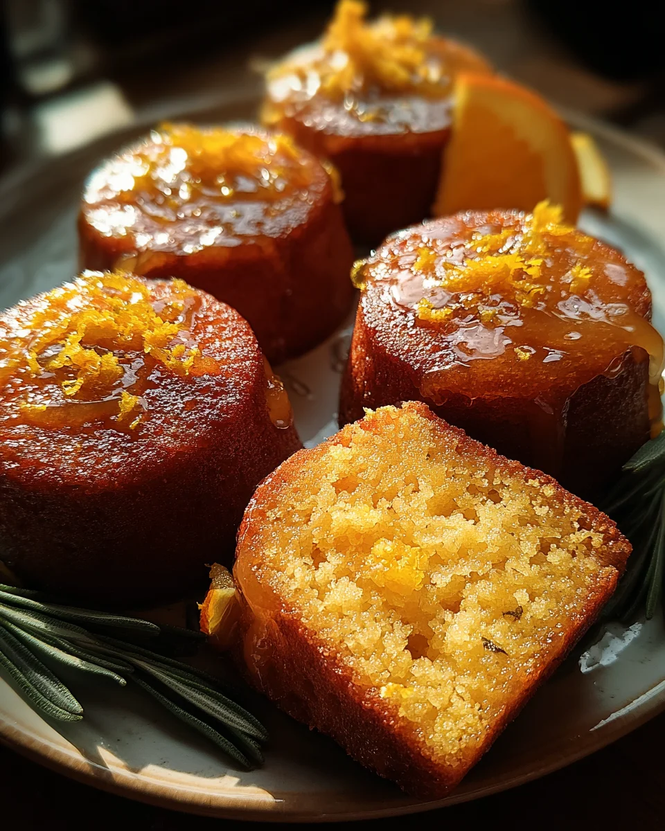 Orange Ginger Honey Cakes
