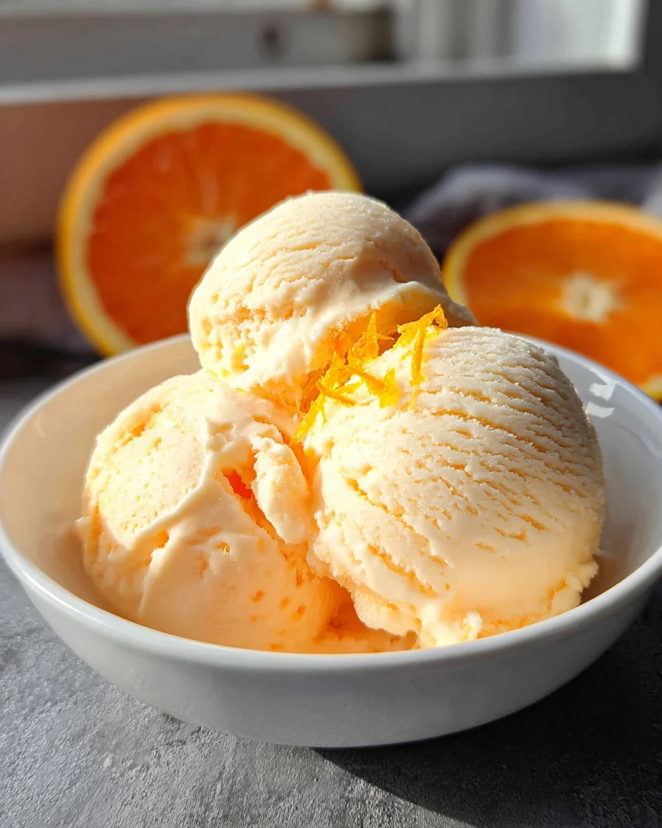 Orange Ice Cream