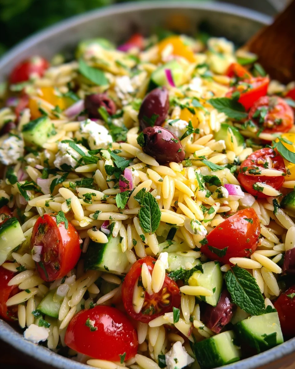 Orzo Pasta Salad 19 Orzo