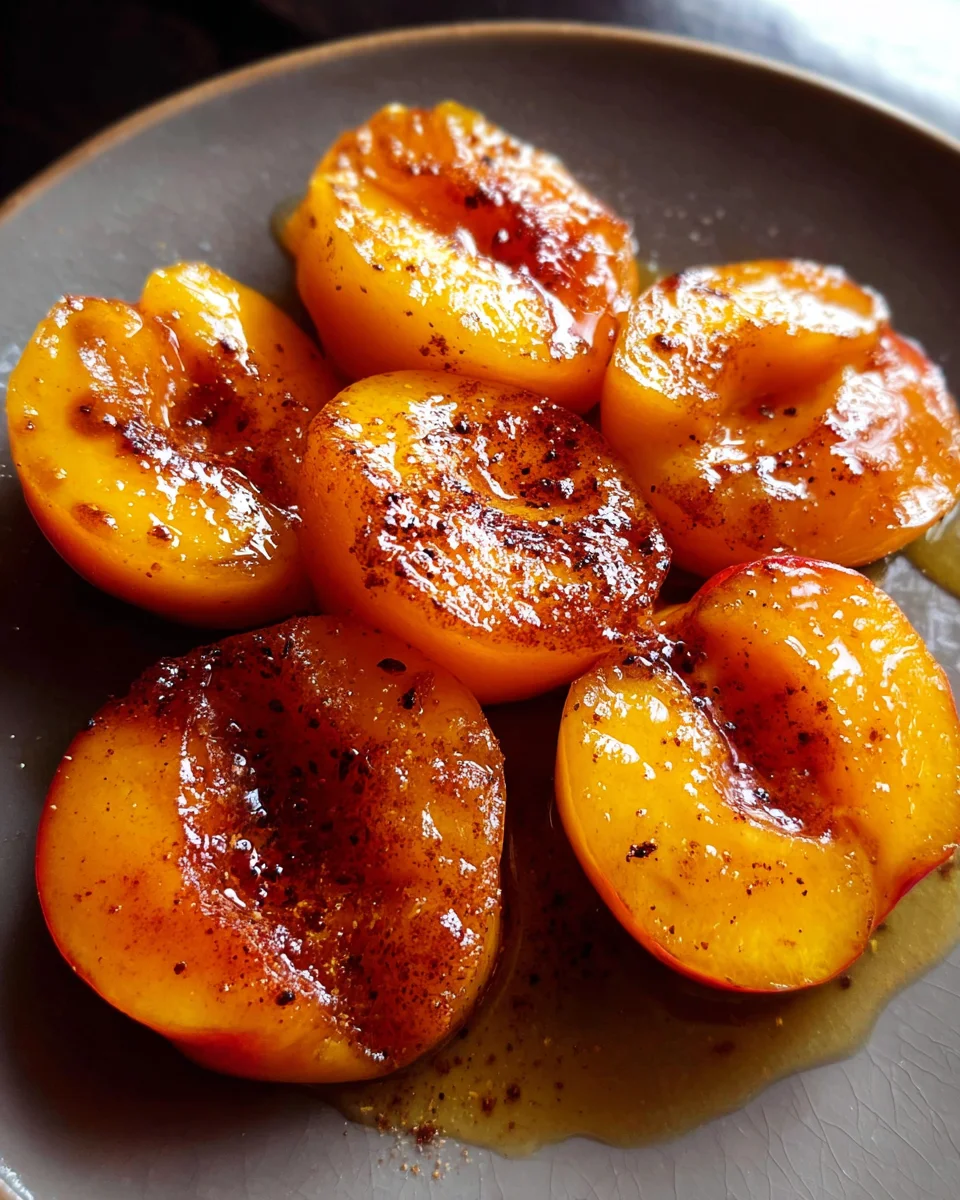 Pan Fried Peaches 18 Pan