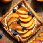 Peaches and Cream Puff Pastry Tart 18 Peaches and Cream Puff Pastry Tart