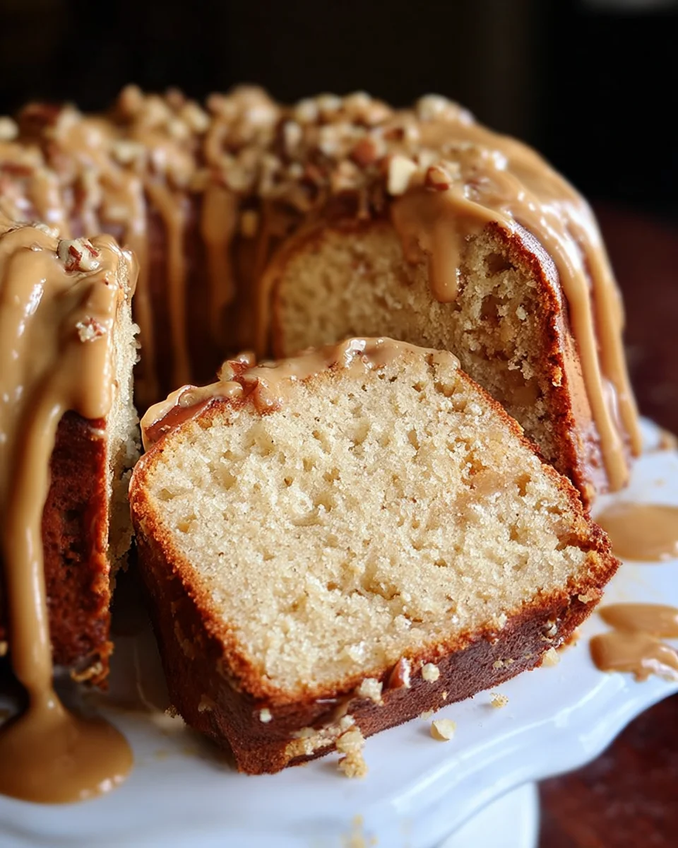 Peanut Butter Cream Pound Cake