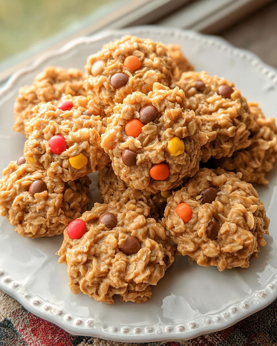 Peanut Butter No Bake Cookies