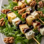 Pear & Brie Cheese Salad Skewers 16 Pear & Brie Cheese Salad Skewers
