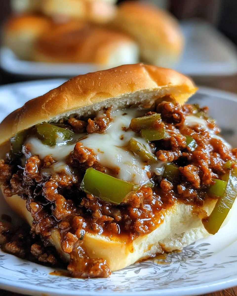 Philly Cheesesteak Sloppy Joes Recipe
