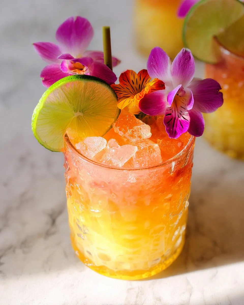 Pineapple Mango Rum Punch Recipe That is Almost too Pretty to Drink 15 Pineapple