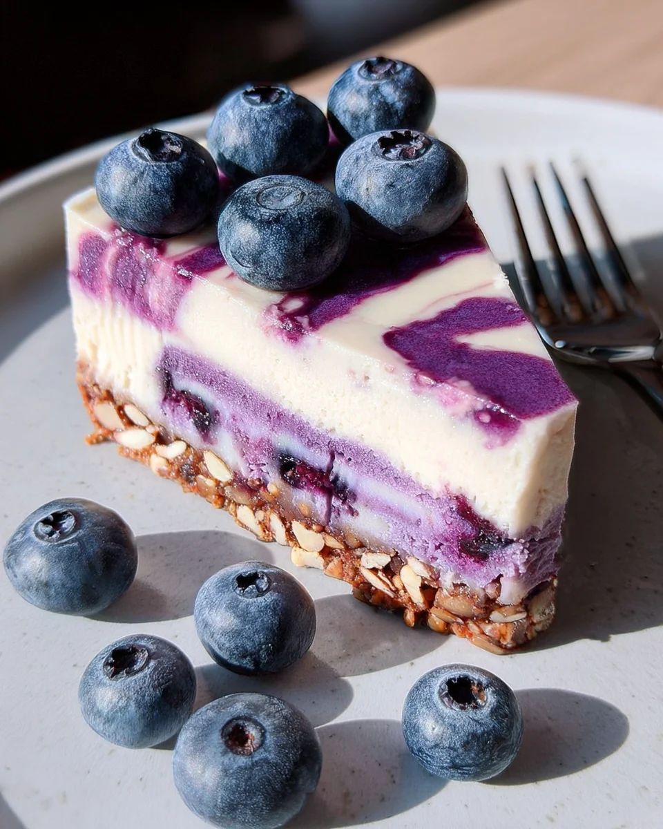 Raw Vegan Blueberry Cheesecake 21 Raw