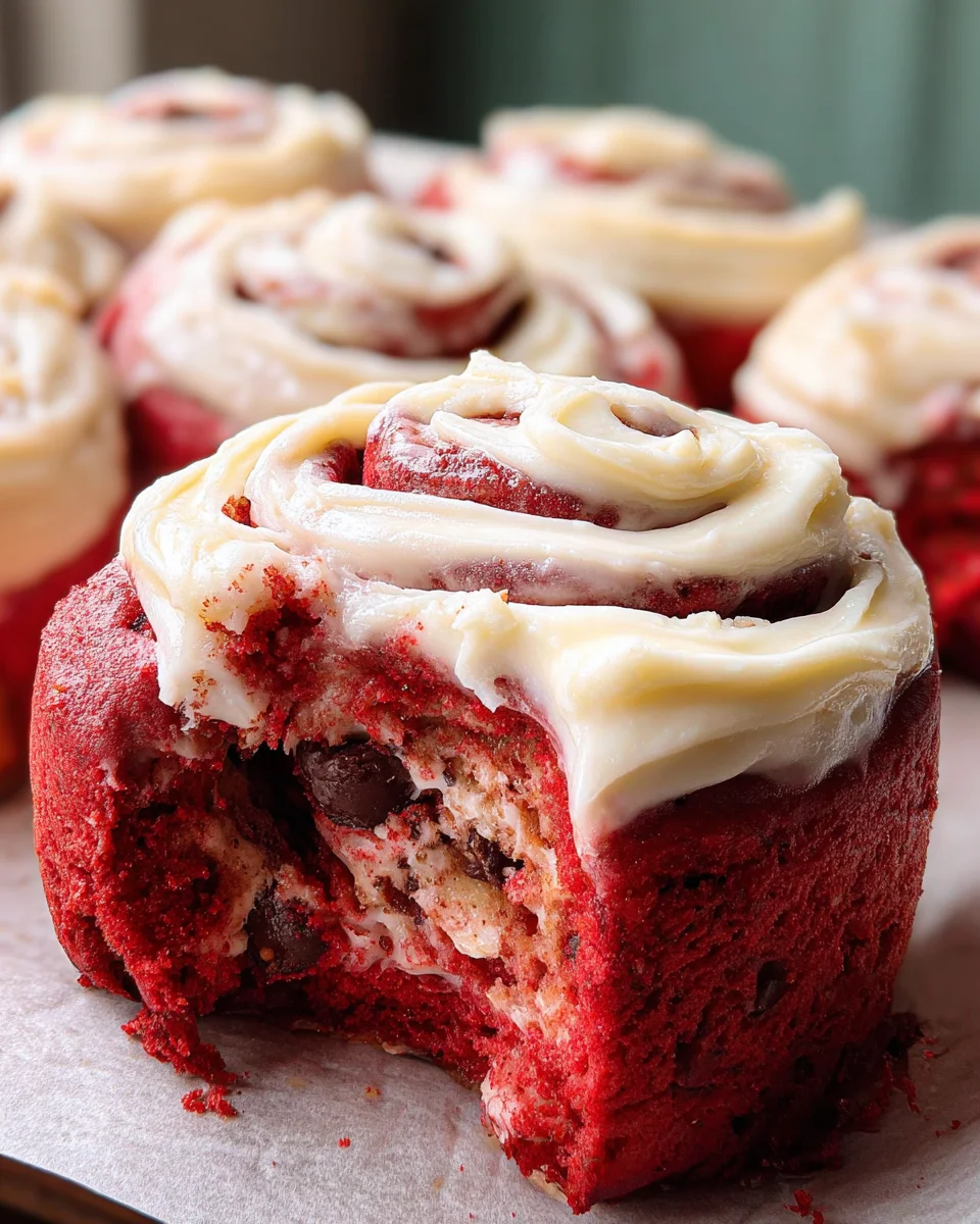 Red Velvet Cinnamon Rolls