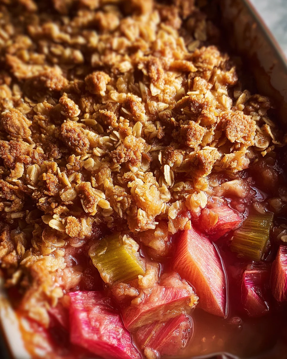 Rhubarb Crisp