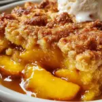 Ridiculously Easy Peach Cobbler