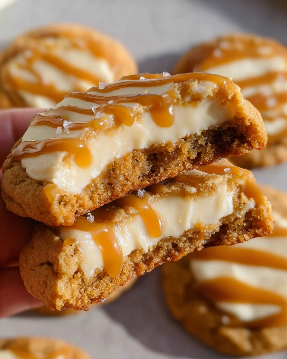 Salted Caramel Cheesecake Cookies Recipe
