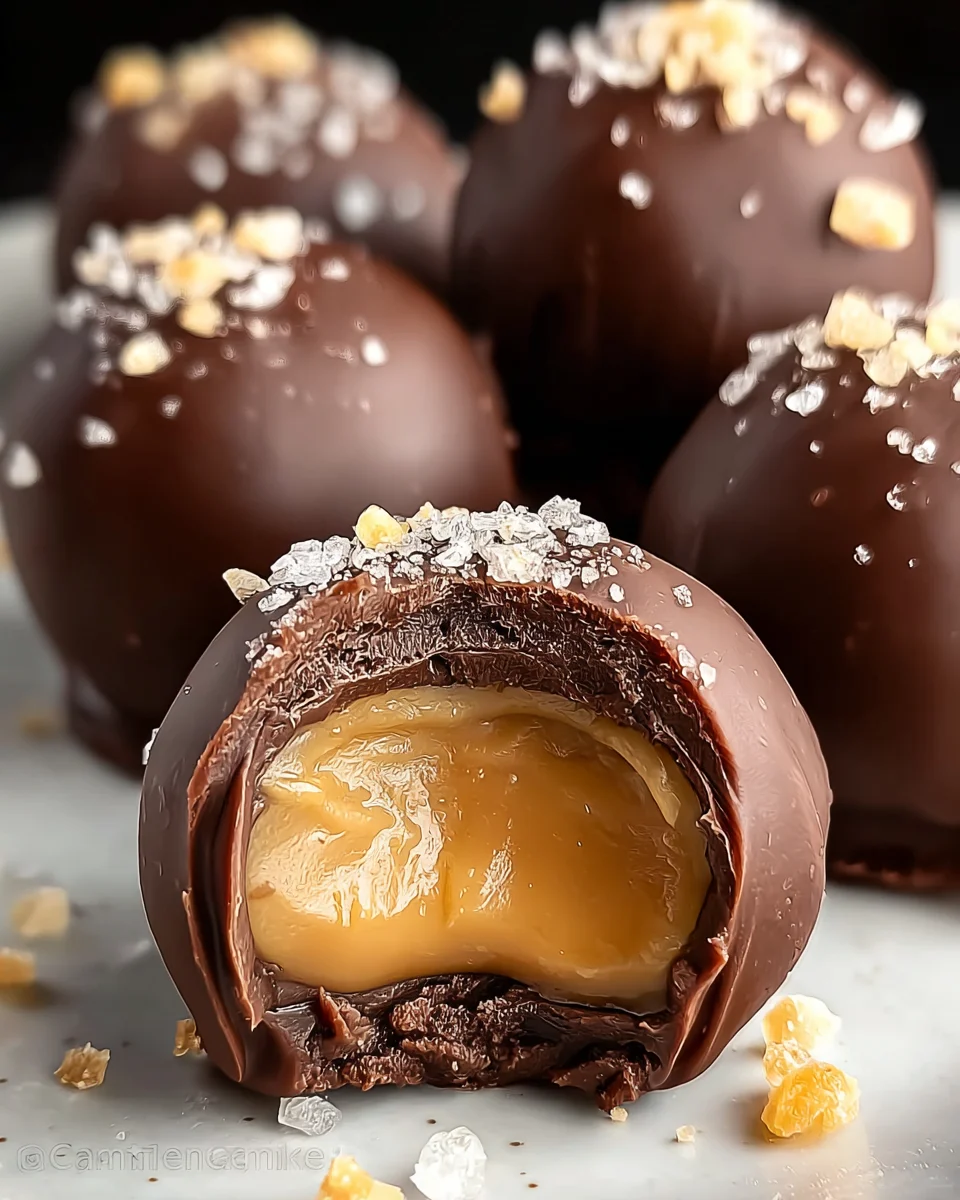 Salted Caramel Truffles 17 Salted