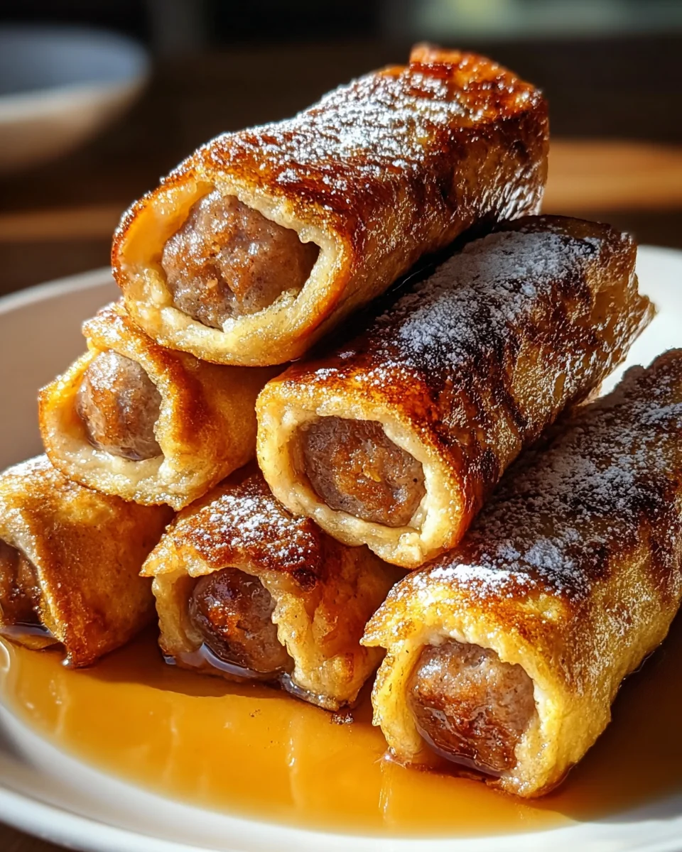 Sausage French Toast Roll-Ups Recipe 19 Sausage