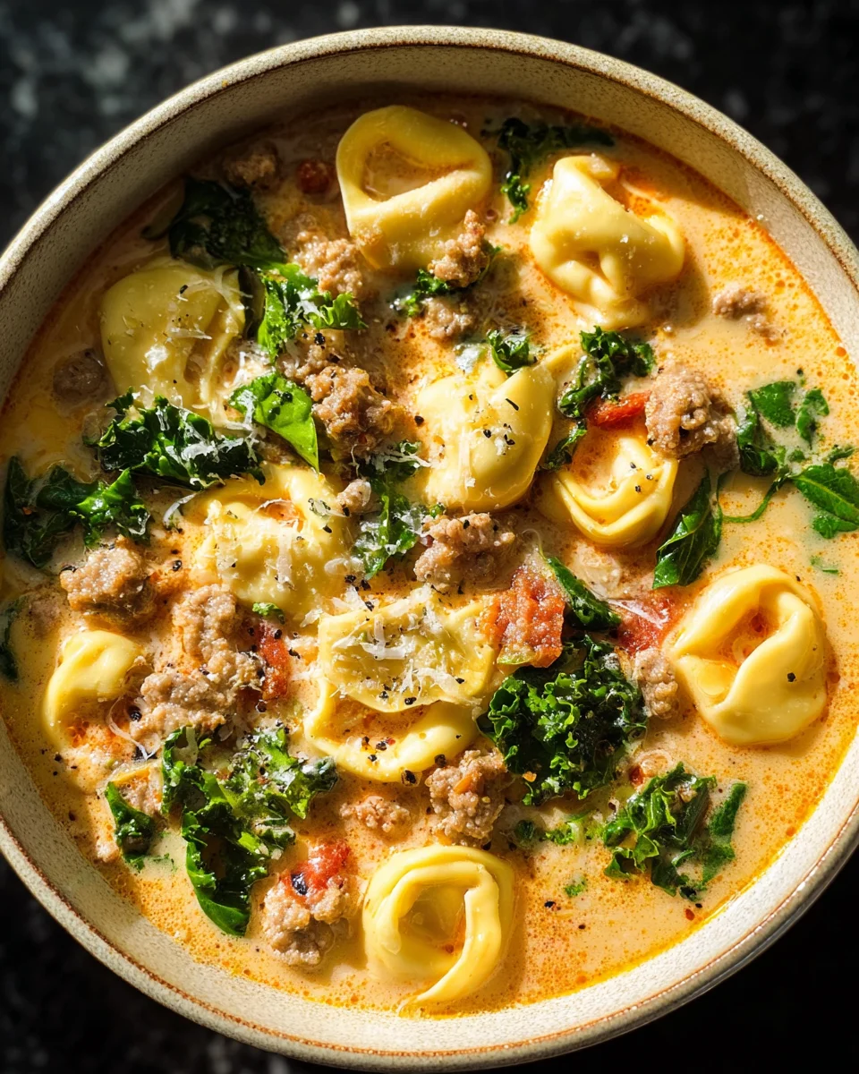 Sausage Tortellini Soup