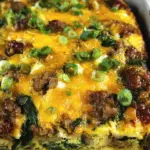 Sausage & Egg Keto Breakfast Casserole