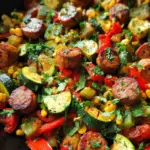 Sausage and Veggies Skillet - 30 Minute, One-Pan Meal 20 Sausage and Veggies Skillet - 30 Minute, One-Pan Meal