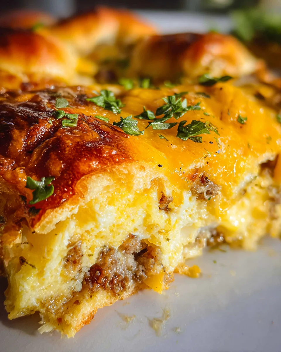 Savory Breakfast Sausage and Cheese Casserole Recipe 18 Savory