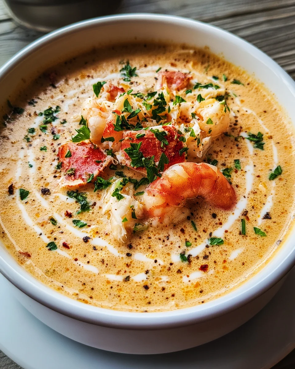 Seafood Bisque 35 Seafood