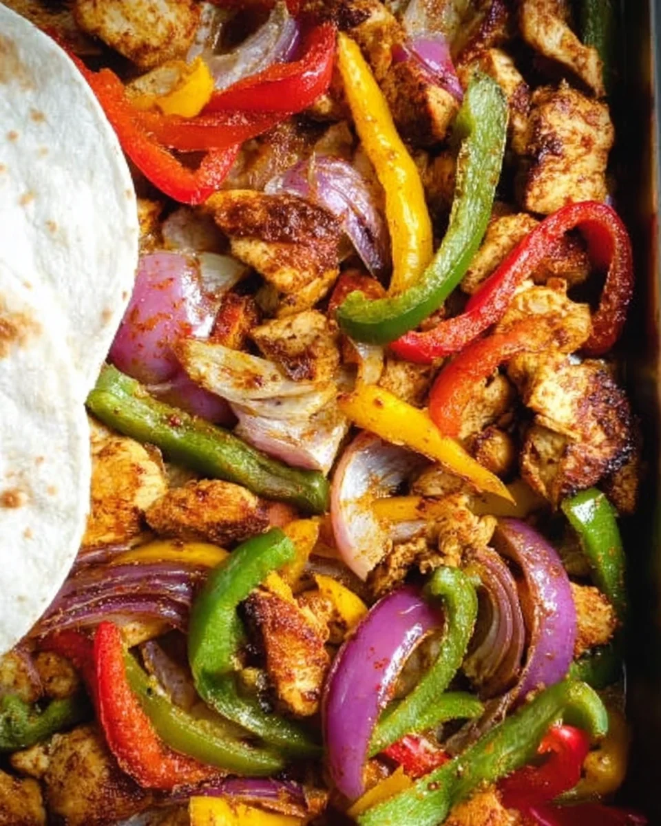 Sheet Pan Chicken Fajitas