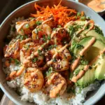 Shrimp Rice Bowls with Spicy Mayo