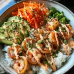Shrimp Rice Bowls with Spicy Mayo