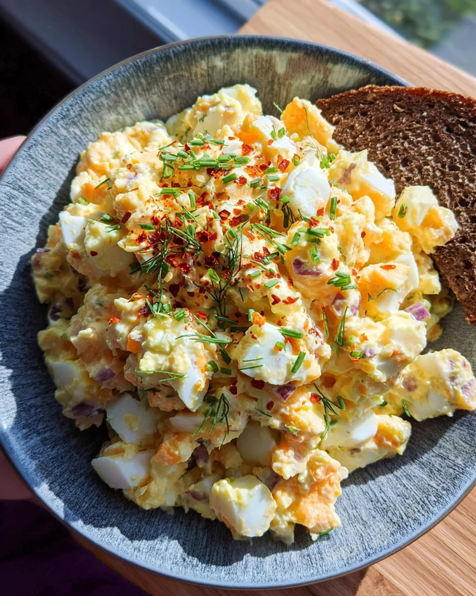 Simple Cottage Cheese Egg Salad