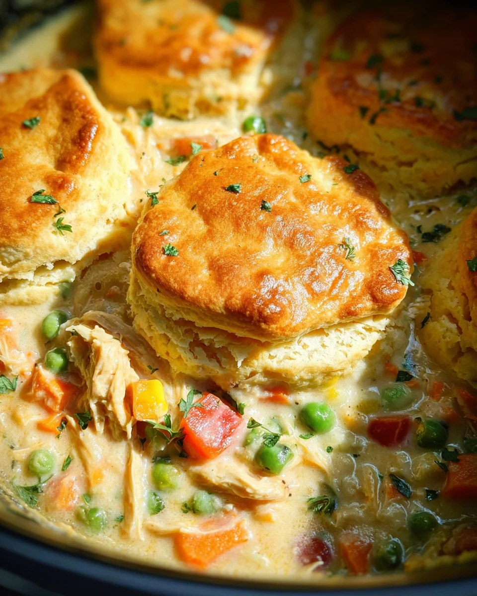 Slow Cooker Chicken Pot Pie