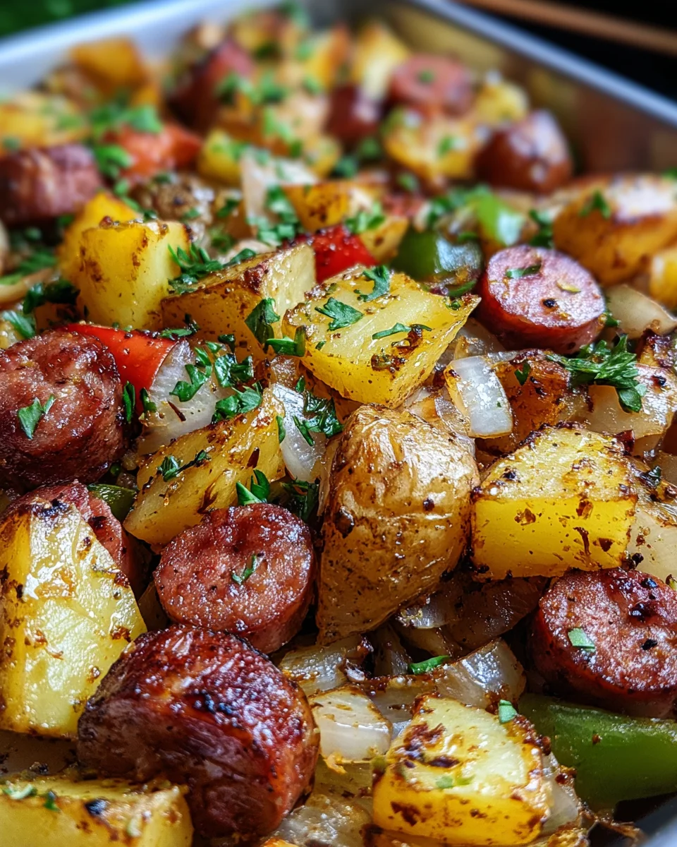 Smoked Sausage and Potato Bake
